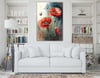 Dikey Sanat Temalı Cam Tablo 320