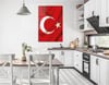 TÜRK BAYRAĞI GÖRSELLİ CAM TABLO