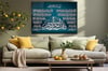 Ayat Al Kursi and Declaration of Faith Tempered Glass Wall Art