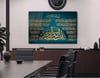 Ayat Al Kursi and Declaration of Faith Tempered Glass Wall Art