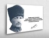 MUSTAFA KEMAL ATATÜRK GÖRSELLİ CAM TABLO