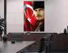 MUSTAFA KEMAL ATATÜRK GÖRSELLİ CAM TABLO 