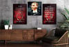 İSTİKLAL MARŞI EY TÜRK GENÇLİĞİ MUSTAFA KEMAL ATATÜRK GÖRSELLİ CAM TABLO CAM SAAT SETİ 