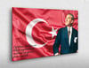 MUSTAFA KEMAL ATATÜRK GÖRSELLİ CAM TABLO