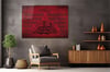 Ayat Al Kursi and Declaration of Faith Tempered Glass Wall Art
