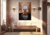 Dikey Sanat Temalı Cam Tablo 329