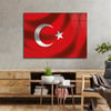 Yatay Vatan Temalı Cam Tablo65