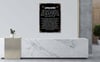 Farewell Sermon Tempered Glass Wall Art with Turkish and Arabic Script