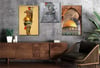 Jerusalem Tempered Glass Wall Art Set with Clock 