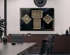 Ayat Al Kursi and Declaration of Faith Tempered Glass Wall Art