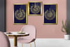 FELAK NAS SURELERİ YAZILI CAM TABLO Tempered Glass Wall Clock SETİ