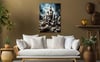 Dikey Sanat Temalı Cam Tablo 327