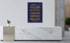 Gehard Glasschilderij  met kalligrafie van Surah al-Falaq