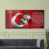 ATATÜRK İSTİKLAL MARŞI VE GENÇLİĞE HİTABE CAM TABLO SETİ