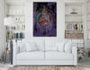 Glass Wall Art with Calligraphy of Ayat al-Kursi