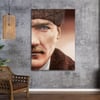 MUSTAFA KEMAL ATATÜRK GÖRSELLİ CAM TABLO