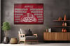 Ayat Al Kursi and Declaration of Faith Tempered Glass Wall Art