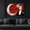 MUSTAFA KEMAL ATATÜRK GÖRSELLİ CAM TABLO