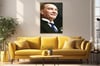 MUSTAFA KEMAL ATATÜRK GÖRSELLİ CAM TABLO 