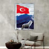 Alüminyum Çerçeveli Vatan Temalı Cam Tablo 083