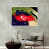 Alüminyum Çerçeveli Vatan Temalı Cam Tablo 075