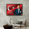 Alüminyum Çerçeveli Vatan Temalı Cam Tablo 084