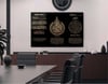 The Verse for Protection Against Evil Eye, Blessing Prayer, Ayat Al Kursi Tempered Glass Wall Art
