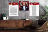 İSTİKLAL MARŞI MUSTAFA KEMAL ATATÜRK GÖRSELLİ CAM TABLO CAM SAAT SETİ 