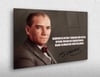MUSTAFA KEMAL ATATÜRK GÖRSELLİ CAM TABLO