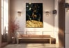 Dikey Sanat Temalı Cam Tablo 288