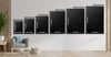 مجموعة لوح زجاجي ديني مع ساعة