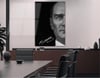MUSTAFA KEMAL ATATÜRK Mavi Gözleri ve İmzası GÖRSELLİ  CAM TABLO