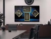 Ayat Al Kursi and Declaration of Faith Tempered Glass Wall Art