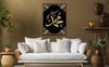 Glass Wall Art with the Name of Prophet Muhammad (PBUH)