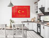 Yatay Vatan Temalı Cam Tablo71