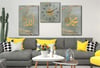 Allah (C.C) and Hz. Muhammad (PBUH) Tempered Glass Wall Art Set with Clock