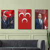 DEVLET BAHÇELİ CAM TABLO SETİ