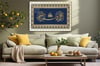 Bismillah Sharif- In the name of Allah, the Most Gracious, the Most Merciful- Tempered Glasss Wall Arts