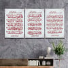DİNİ TEMALI CAM TABLO SETİ