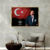 Alüminyum Çerçeveli Vatan Temalı Cam Tablo 055