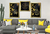 Allah (C.C), Prophet Muhammad (PBUH) and The Family of Prophet Muhammad (Ehli Beyt) Tempered Glass Wall Art Set with Clock