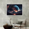 Alüminyum Çerçeveli Sanat Temalı Cam Tablo 044