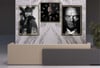 ATATÜRK GÖRSELLİ SAATLİ CAM TABLO SETİ