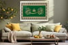 Bismillah Sharif- In the name of Allah, the Most Gracious, the Most Merciful- Tempered Glasss Wall Arts