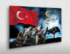 Yatay Vatan Temalı Cam Tablo 37