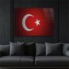 Yatay Vatan Temalı Cam Tablo74