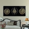 Haftanın İndirimli Ürünü Yatay Saatli Cam Tablo 50x110 cm