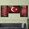 İSTİKLAL MARŞI GENÇLİĞE HİTABE BAYRAK 3'LÜ SET