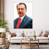 MUHSİN YAZICIOĞLU GÖRSELLİ CAM TABLO 