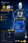 DF-34 Diyaframlı Boya Pompası-Siyah